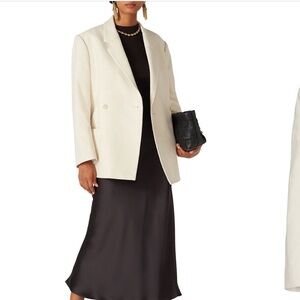 Toteme Cream Loreo Blazer - Size M